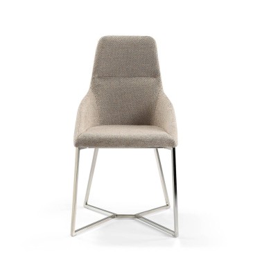 cerda ibiza chair in chromed steel