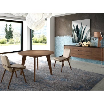 cerdá Massivholz-Sombrero-Stuhl mit Tisch