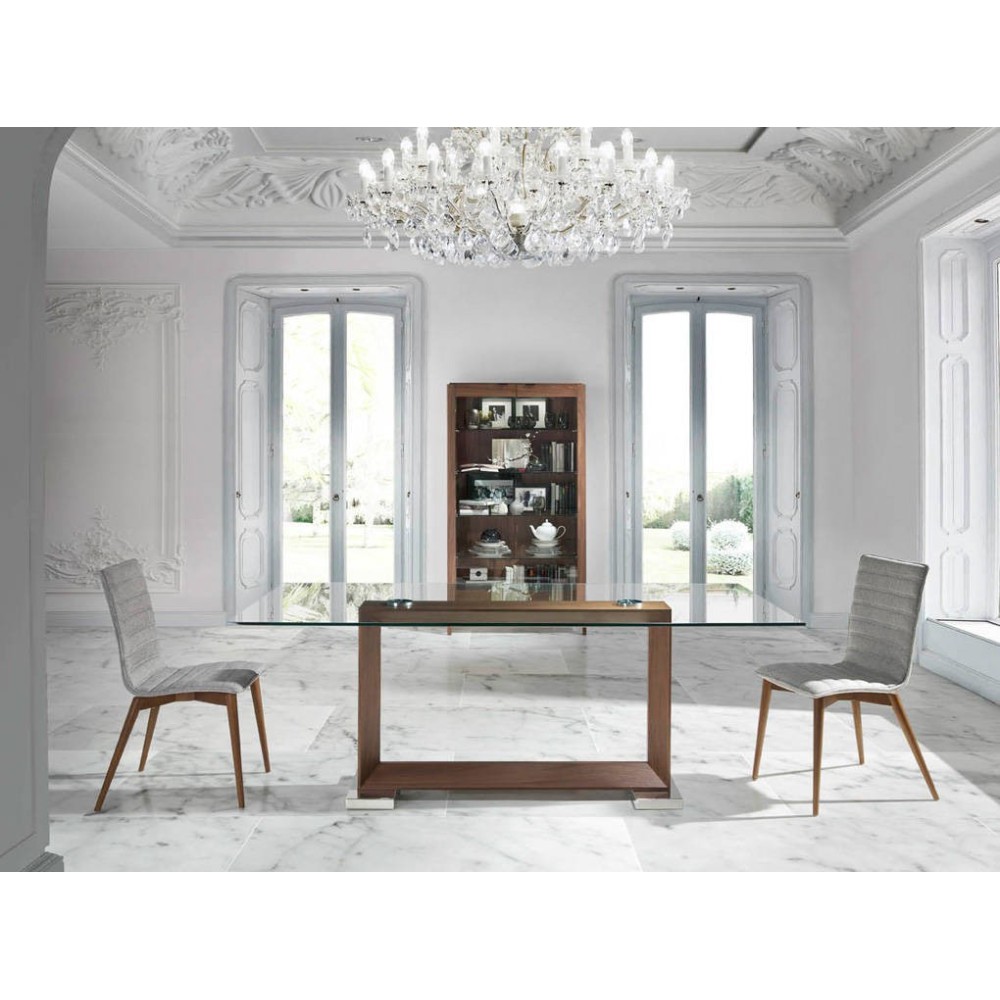 cerda shabby chair in the living room and with glass table