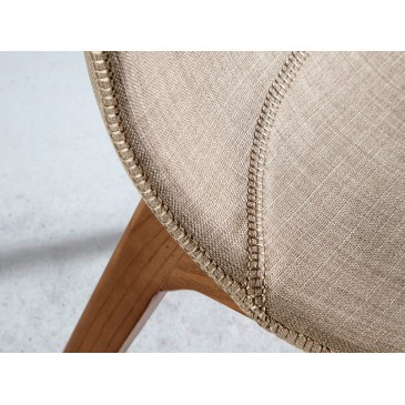 silla cerda utilia detalle tapizado en tela