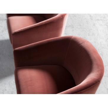 cerda living armchair structure in wood