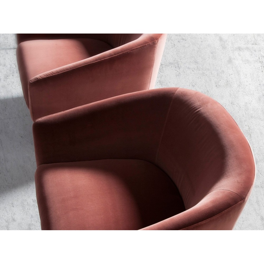 cerda living armchair structure in wood