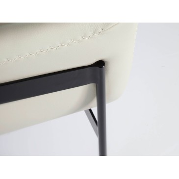 cerda metal armchair stitching detail