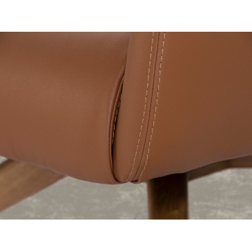 cerda texas armchair with stitching detail