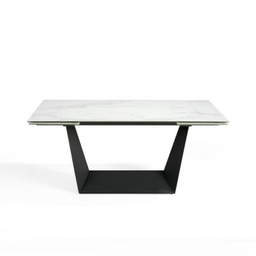 Tekno extendable table the right geometric shape for your home