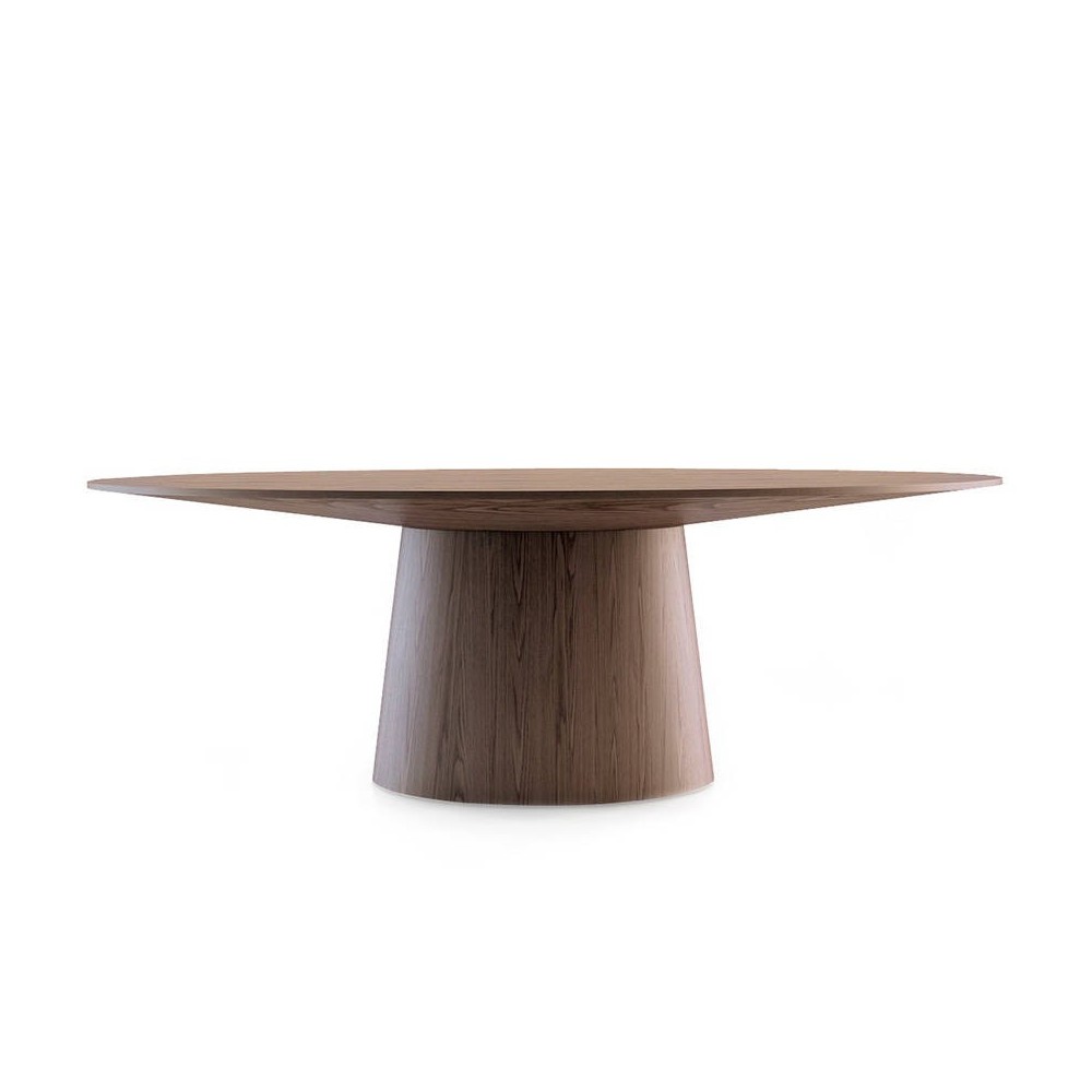 cerda platter vaste houten tafel