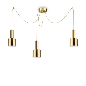 Holly suspension lamp by Ideal Lux in metal in various finishes