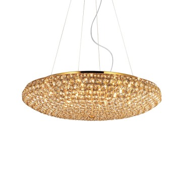King pendant lamp by Ideal Lux from classic to modern