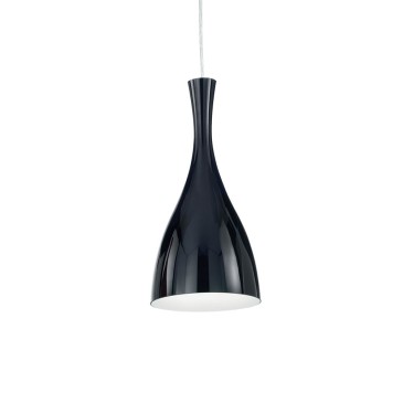 Excellent Olimpia suspension lamp by Ideal Lux in metal and glass