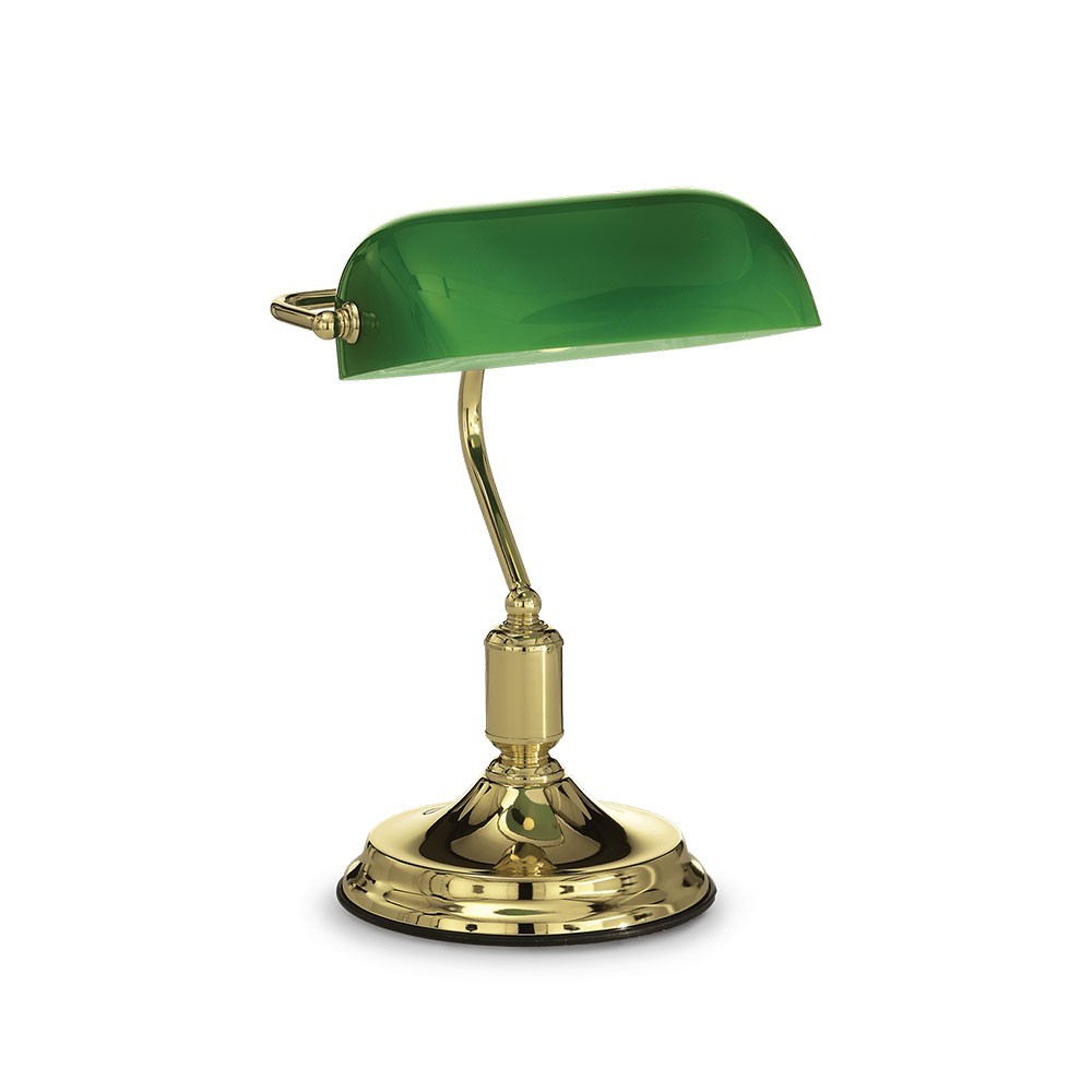 Lawyer tafellamp van Ideal Lux, een vintage licht dat betovert