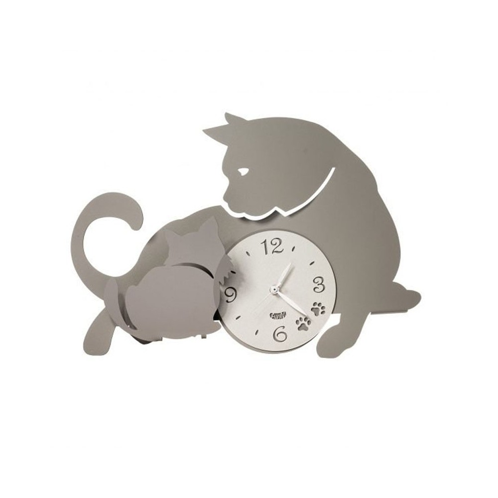 Reloj de pared Madre Gato de Arti e Mestieri | Kasa-tienda