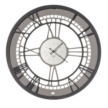 Horloge murale Royal 50 par Arti e Mestieri en métal