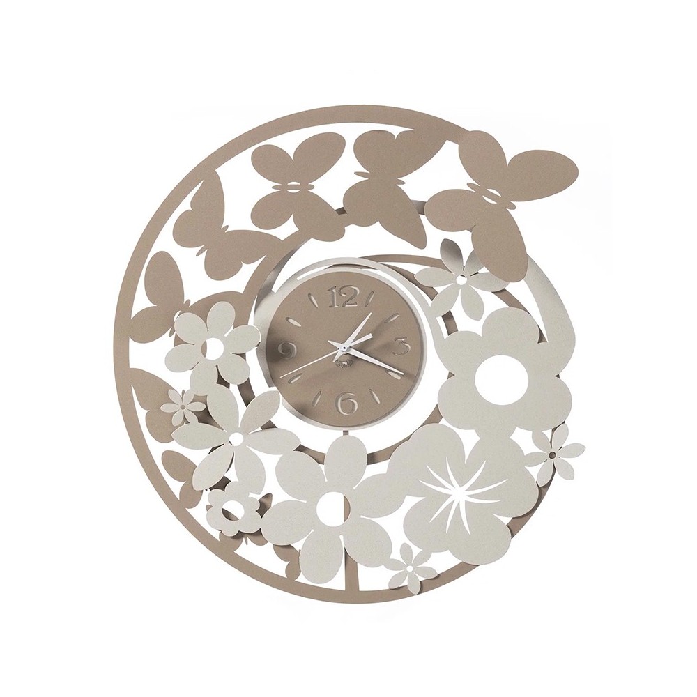 Storm Springs Wall Clock with a delicate design of Arti e Mestieri