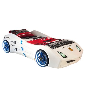 Cat race car bed with LED lights and 4 sounds with remote control