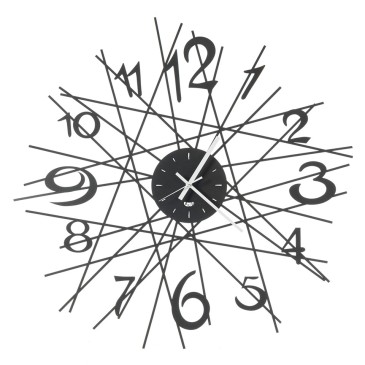Ρολόι τοίχου Zig Zag με υπερβολικό σχήμα από την Arti e Mestieri