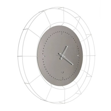 Nudo Steel Clock Kleine klasse en design door Arti e Mestieri
