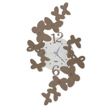 Horloge Papillon des Arti e Mestieri enduit de poudre fabriquée en Italie