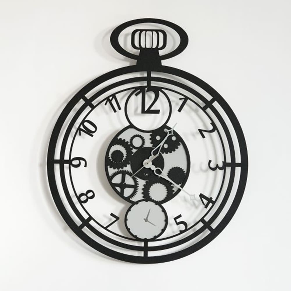Horloge Cipollone par Arti e Mestieri noir
