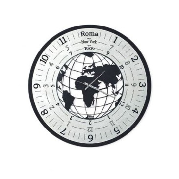 Παγκόσμιο ρολόι Piccolo από Arti e Mestieri επεξεργασμένο με λέιζερ Κατασκευάζεται στην Ιταλία