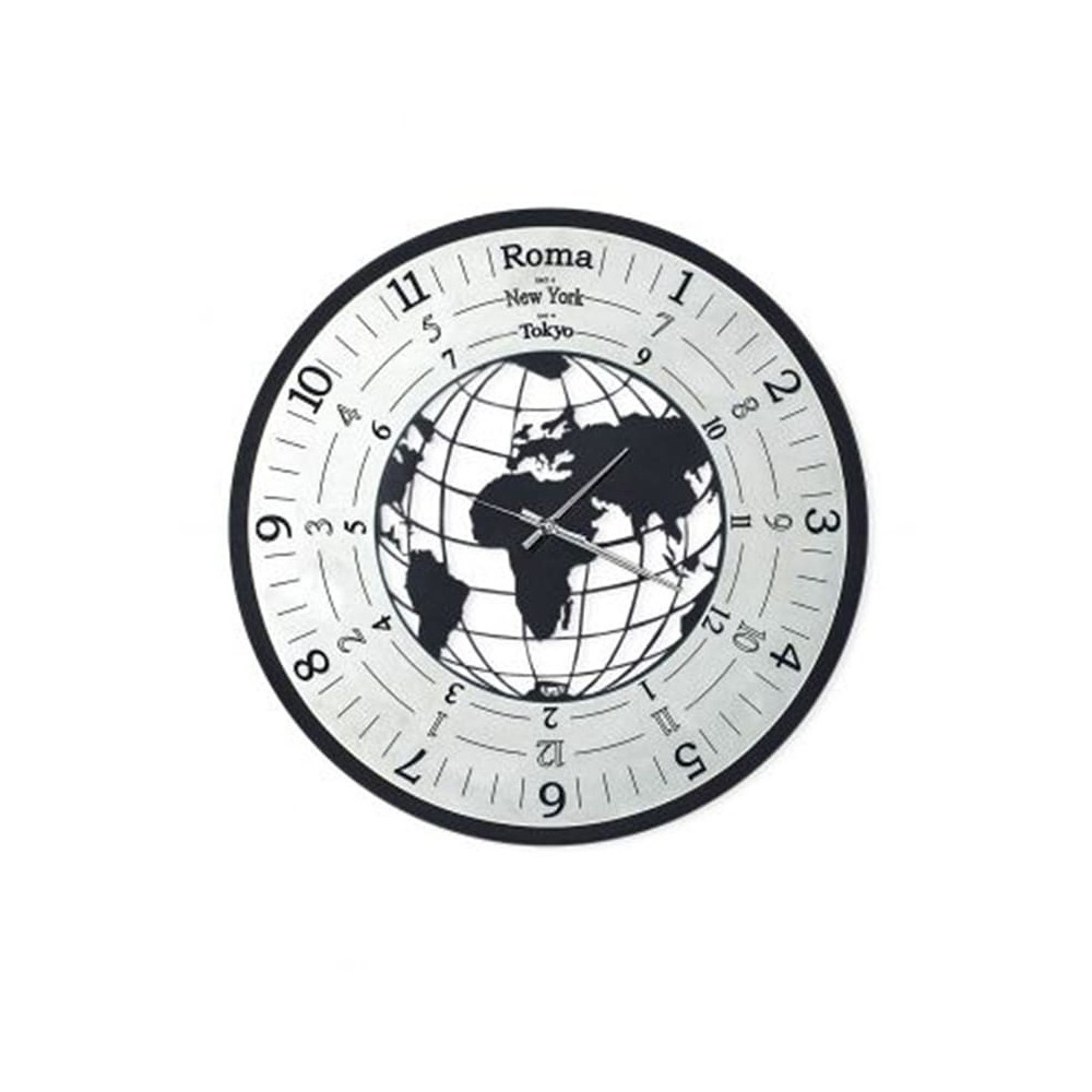 Small World Clock of Arti e Mestieri black