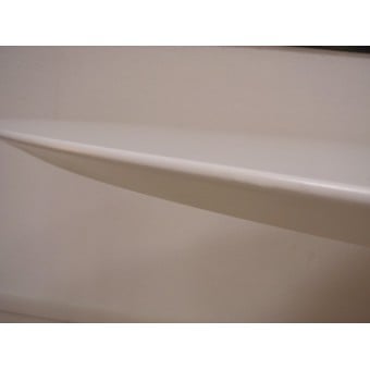 riedizione tulip di Eero Saarinen tavolo ovale piano marmo o laminato base in fusione di alluminio particolare bordo