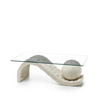 piedras onda mesa de salón recortada