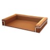 Dog & Cat sofa in eco-leather in 13 different colors and structure in chromed or lacquered steel