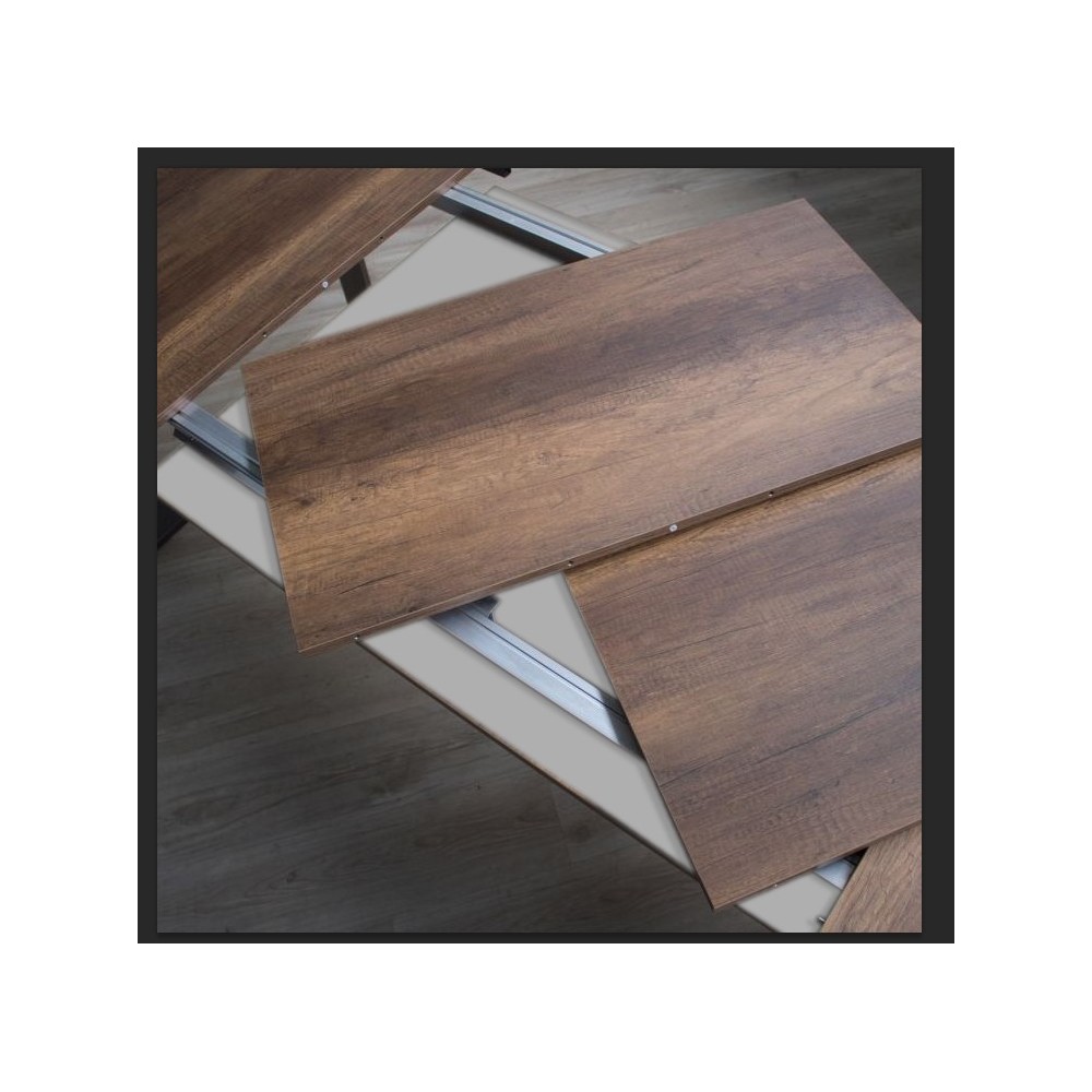 itamoby flame table walnut extensions