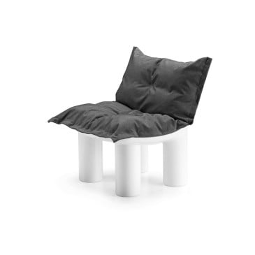 Atene Armchair by Plust design white color
