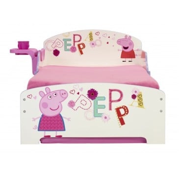 Lettino Peppa Pig con struttura in mdf e immagini decorate e non adesive pronto per i tuoi figli