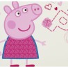 Peppa Pig cot with mdf structure and decorated and non-adhesive images ready for your children