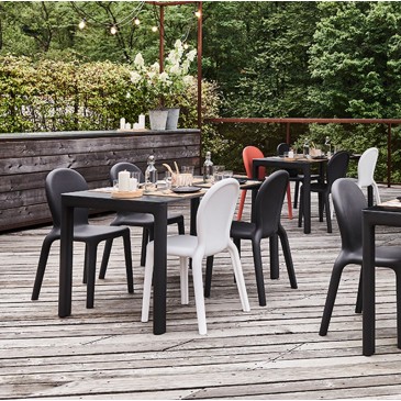 Plust Chloè Stuhl Gartenstuhl für den Außenbereich outdoor