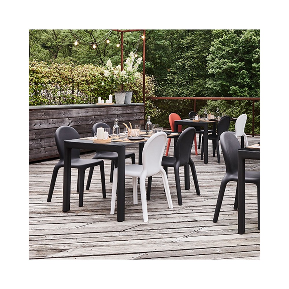 Plust Chloè Stuhl Gartenstuhl für den Außenbereich outdoor