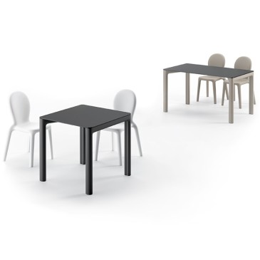 Outdoor table Chloè Table made in Italy by Plust in polyethylene