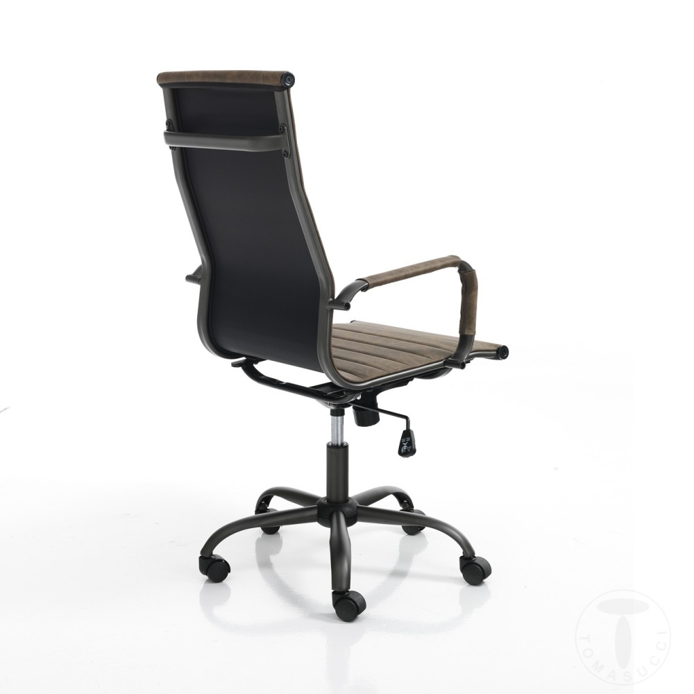 Tomasuccin Task-toimiston nojatuoli saatavana valkoisena tai mustana