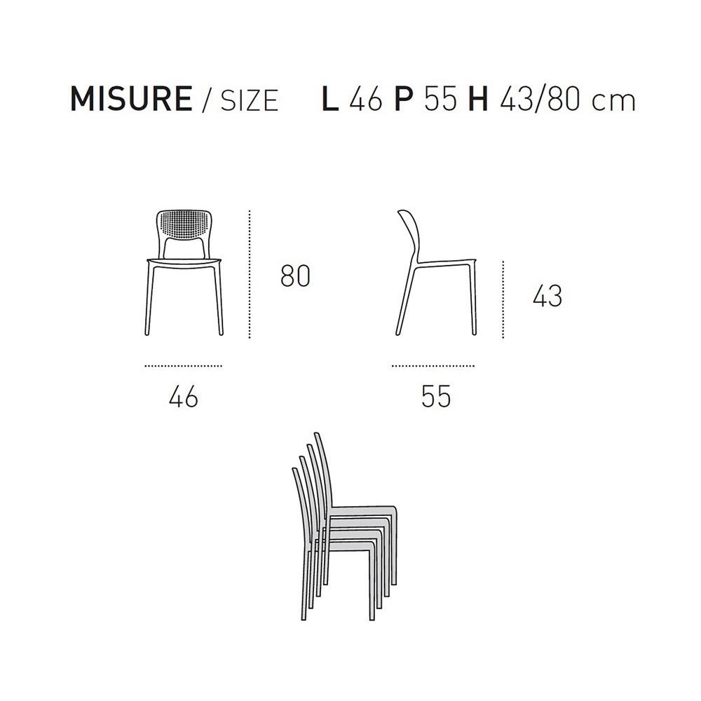 Toledo chair by Target Point data sheet