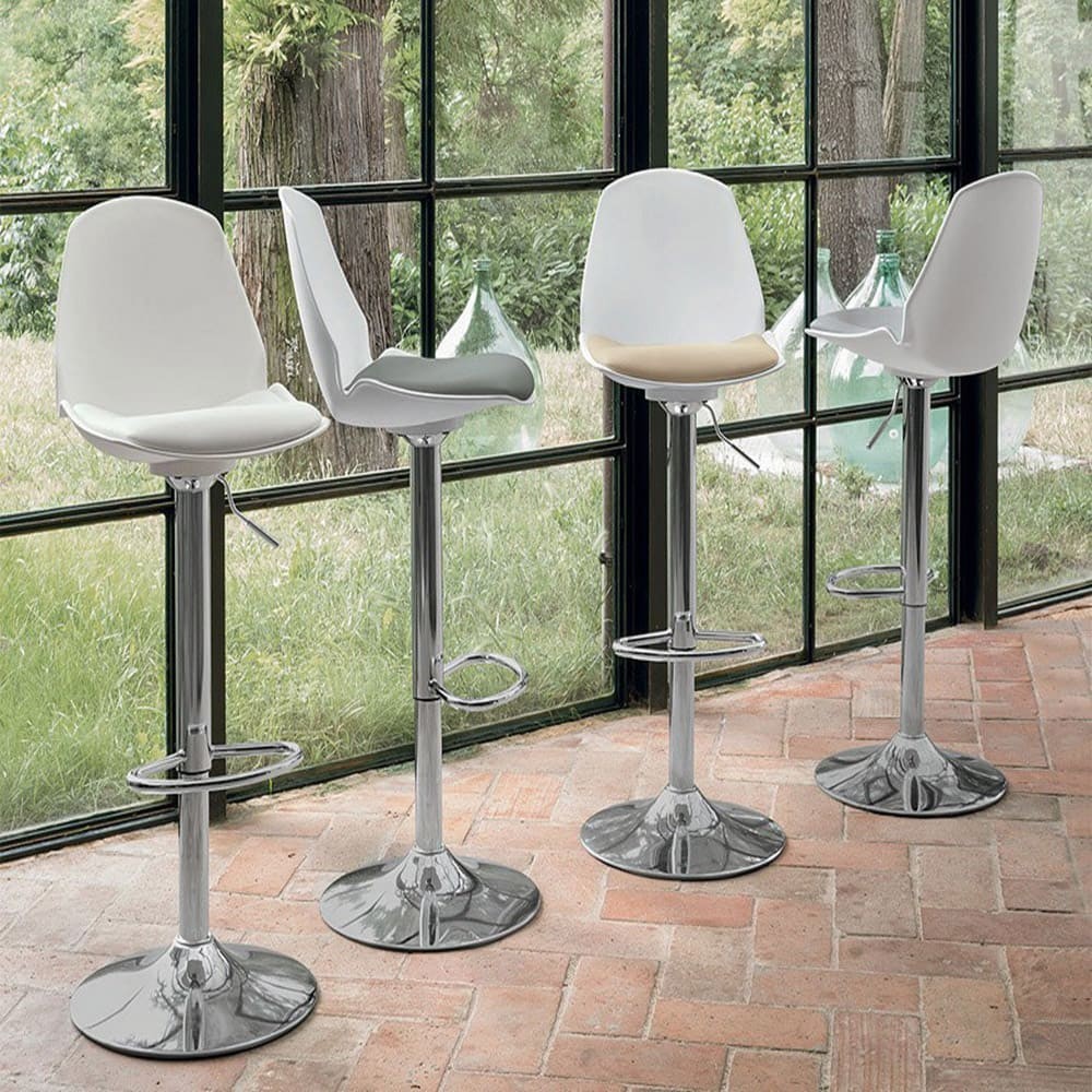 Target Point stool set with seats in different finishes