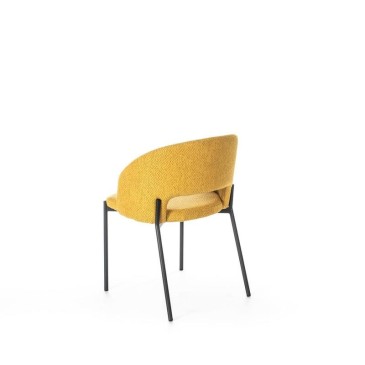 stenen greta gele retro stoel