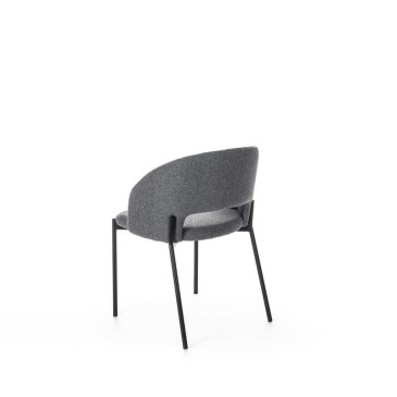 stones greta gray chair perspective