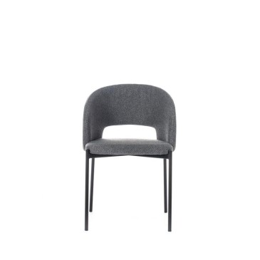 stones greta gray front chair
