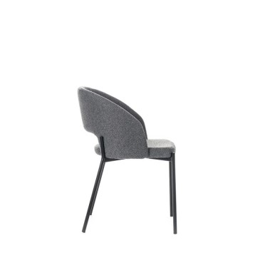 stones greta gray chair side