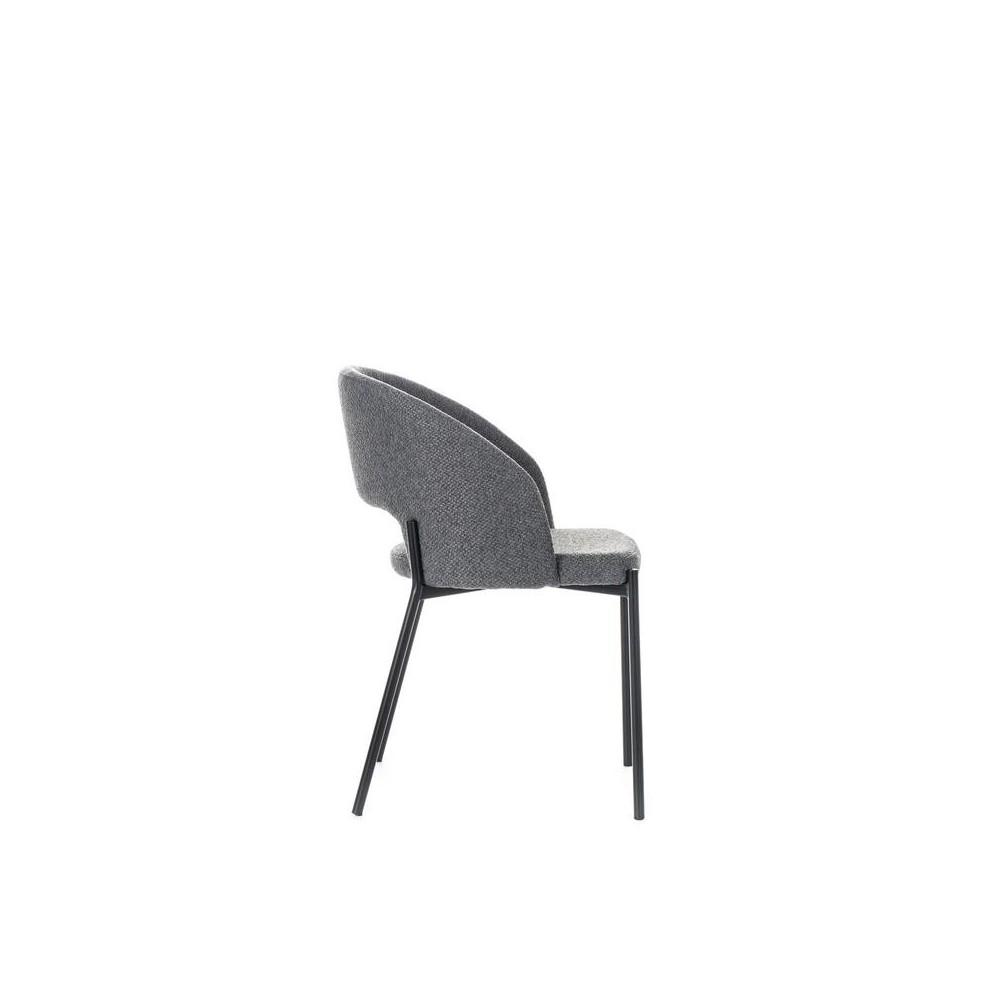 stones greta gray chair side