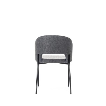 stones greta gray back chair