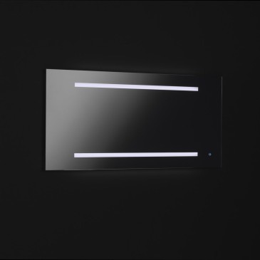 Range mirror with led lights suitable for bathroom or living room