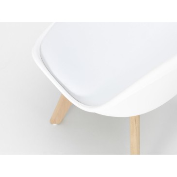 kasa-store country white chair seat