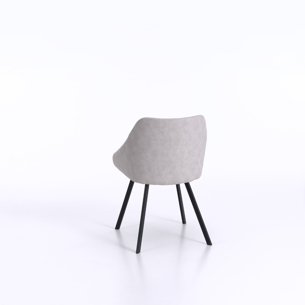 kasa-store Italia gray chair behind