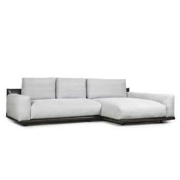 Victor sofa by Esedra with solid wood structure covered in fabric