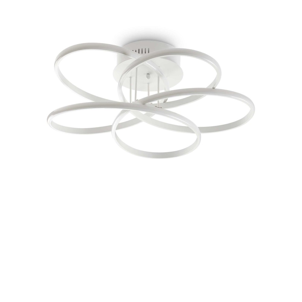 Karol the Ideal Lux ceiling lamp suitable for living rooms and kitchens