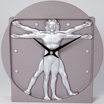 Horloge de table Man Size entièrement fabriquée en Italie en fibre de verre