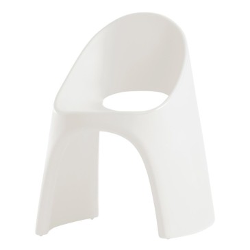 slide amélie white chair